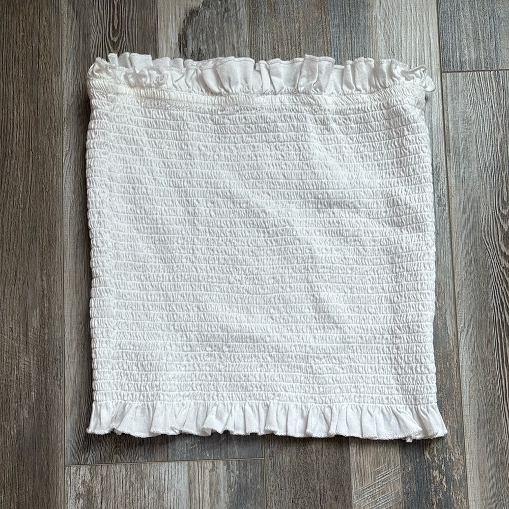 French Connection White Strapless Top Size Small NWT!! - Picture 4 of 4